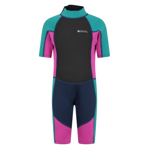 Childrens/Kids Contrast Panel Wetsuit