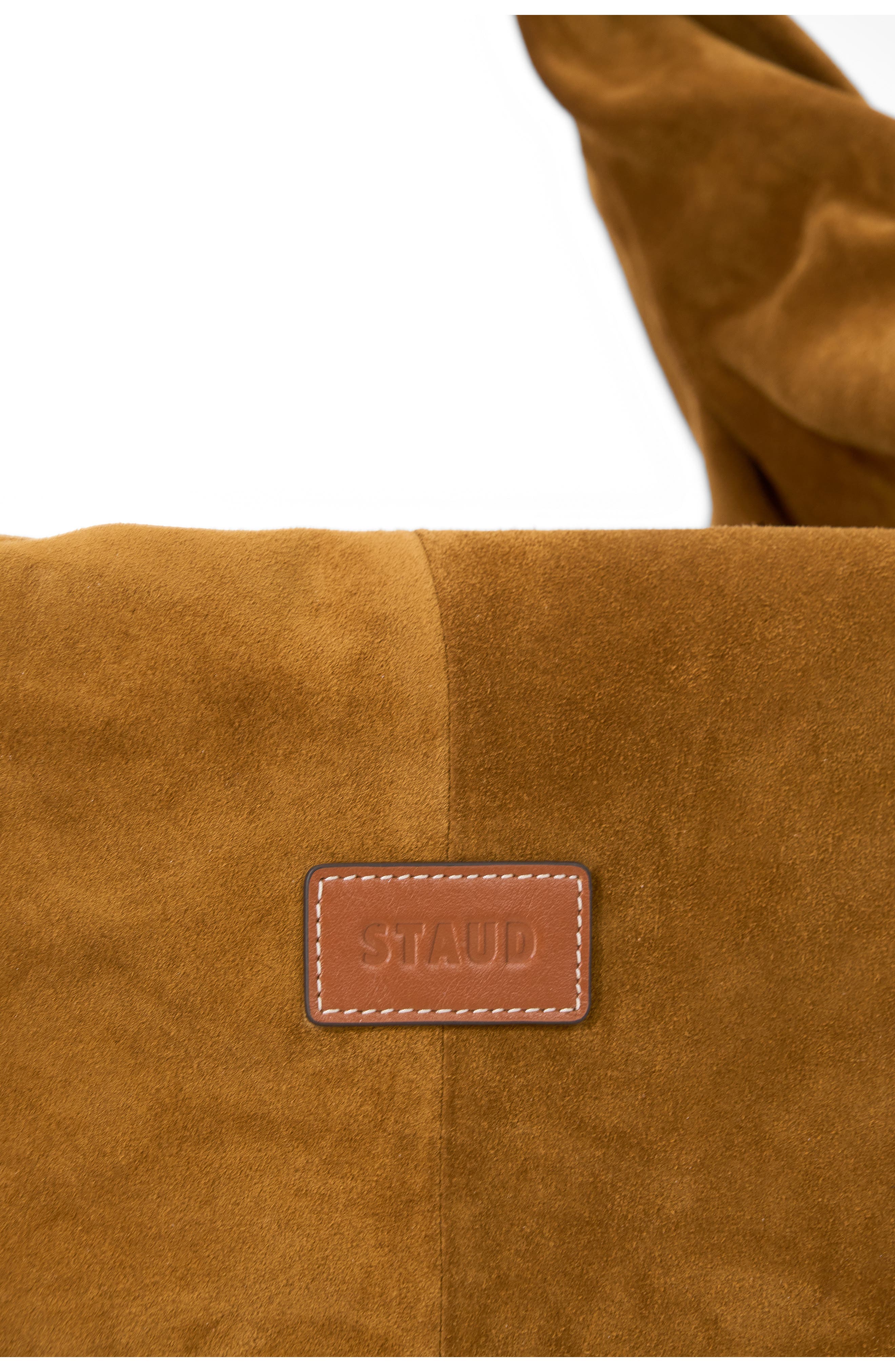 STAUD Ronnie Suede Hobo Bag, Alternate, color, 
