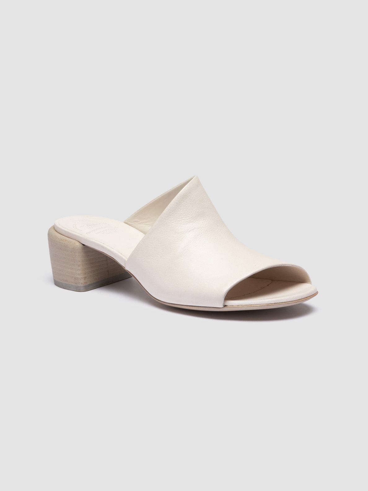 Officine Creative Hadry 008 Leather Heeled Sandals, Alternate, color, White
