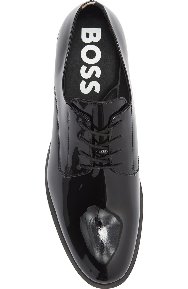 BOSS Colby Patent Derby, Alternate, color, Black