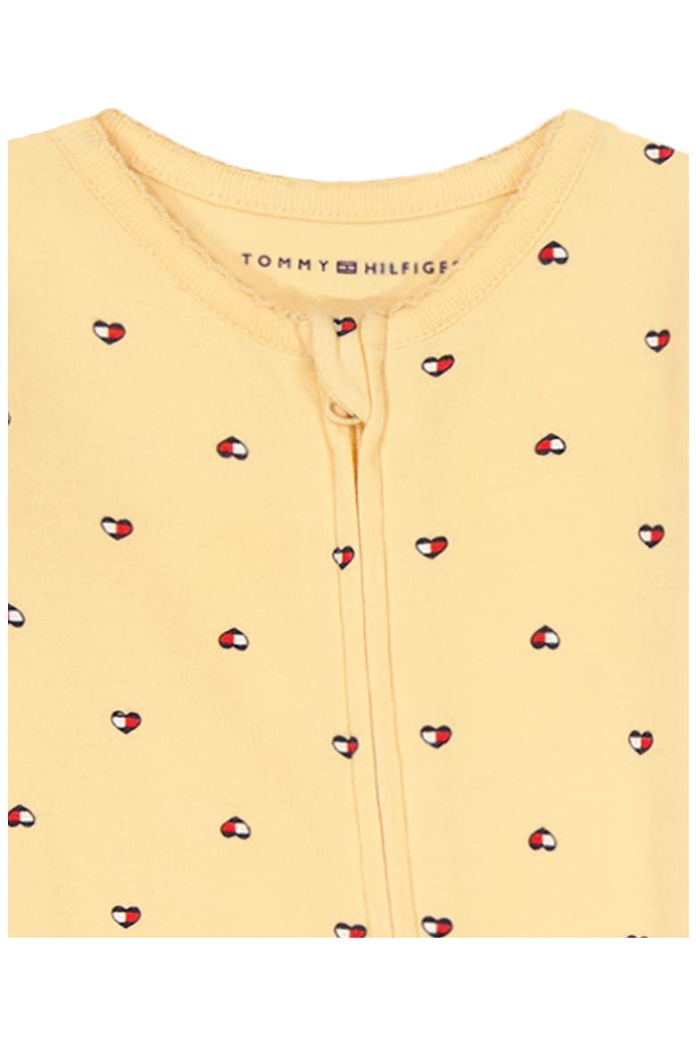 Heart Footie, Alternate, color, GOLD