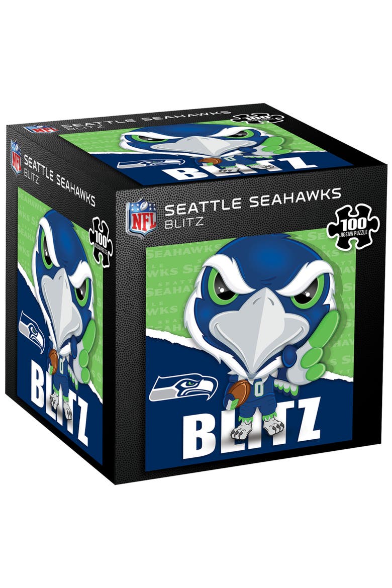 Seattle Seahawks Mascot 100 Piece Puzzle, Main, color, Multicolor