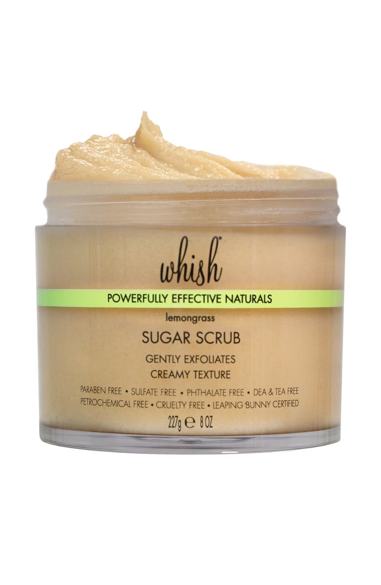 Whish Beauty Kabosu Sea Salt Sugar Scrub, Alternate, color, Lemongrass