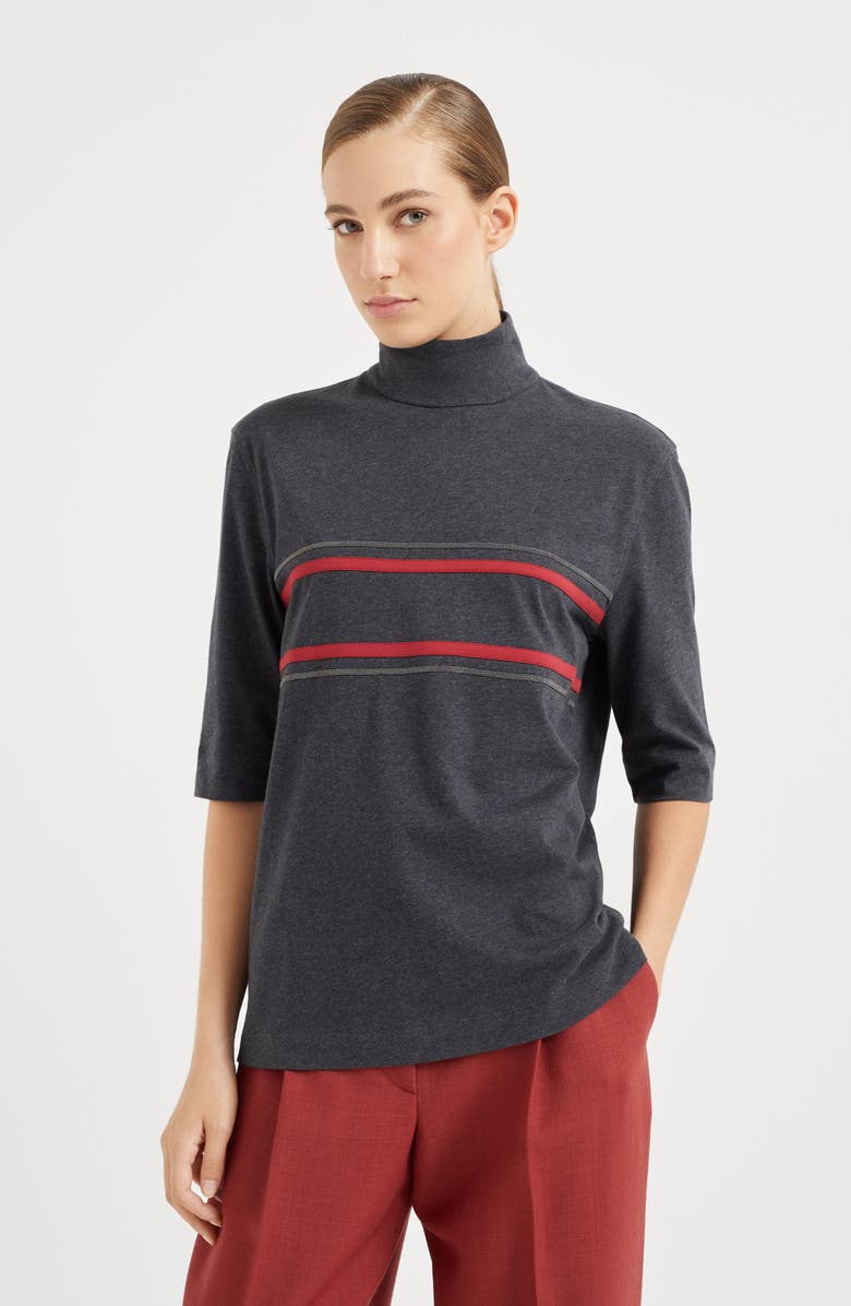 Brunello Cucinelli Jersey T-shirt, Alternate, color, 