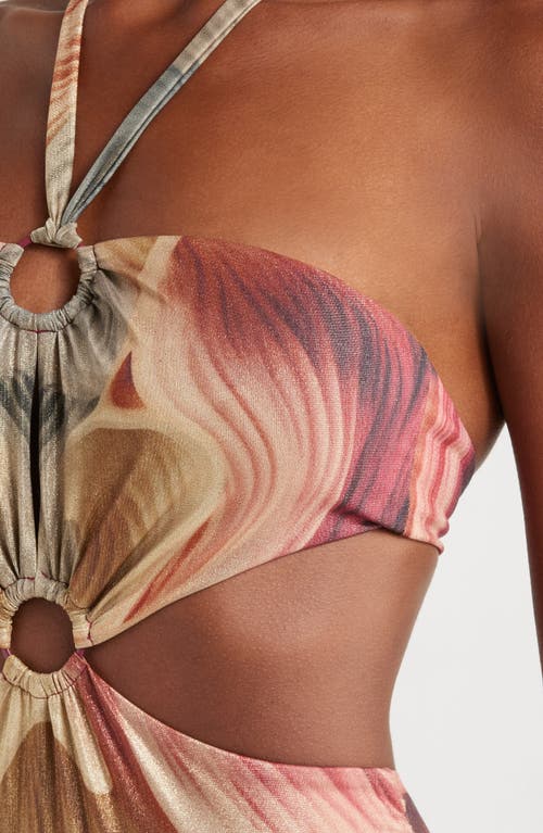 Shop Boamar Egeo One-piece Swimsuit In Bouquet