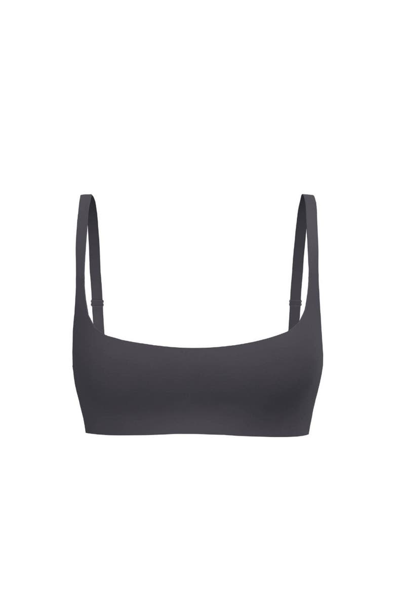 Vitality Cloud II Petite Scoop Bra, Alternate, color, Iron