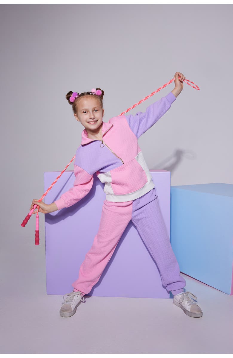 BISBY Kids' Color Blocked Jogger, Alternate, color,