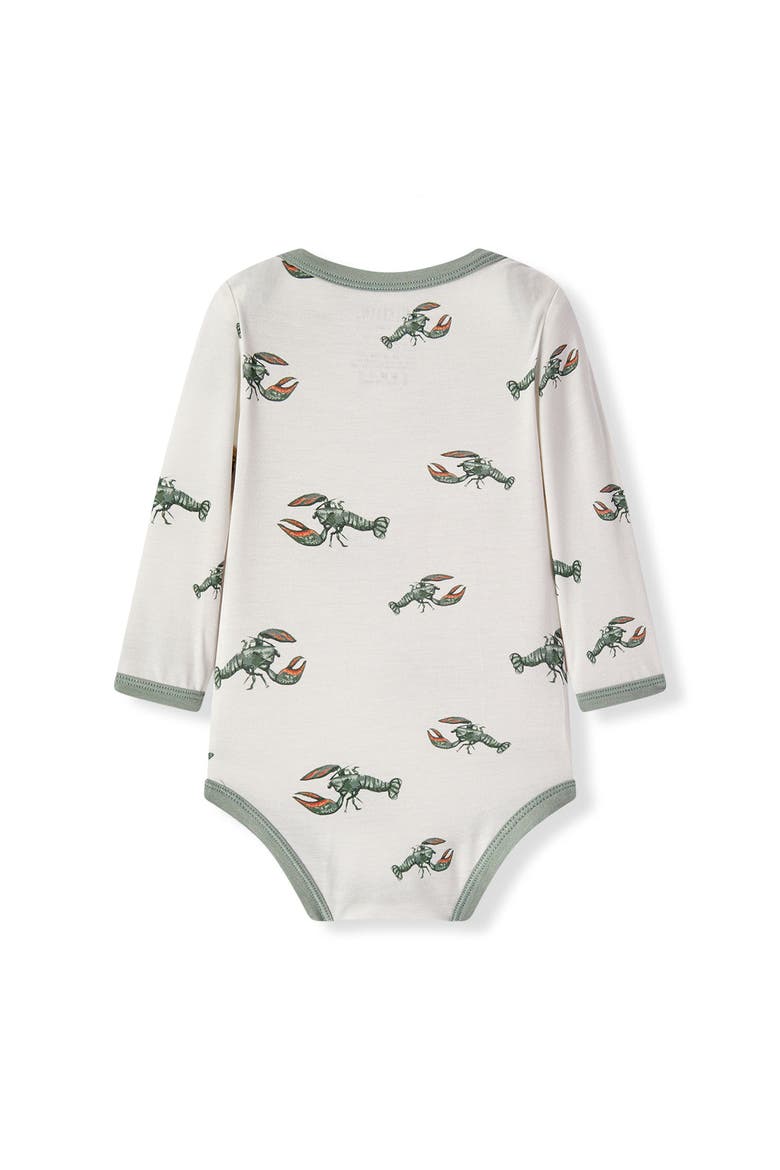 Luxe Stretch Long Sleeve One Piece, Alternate, color, Mint Lobster