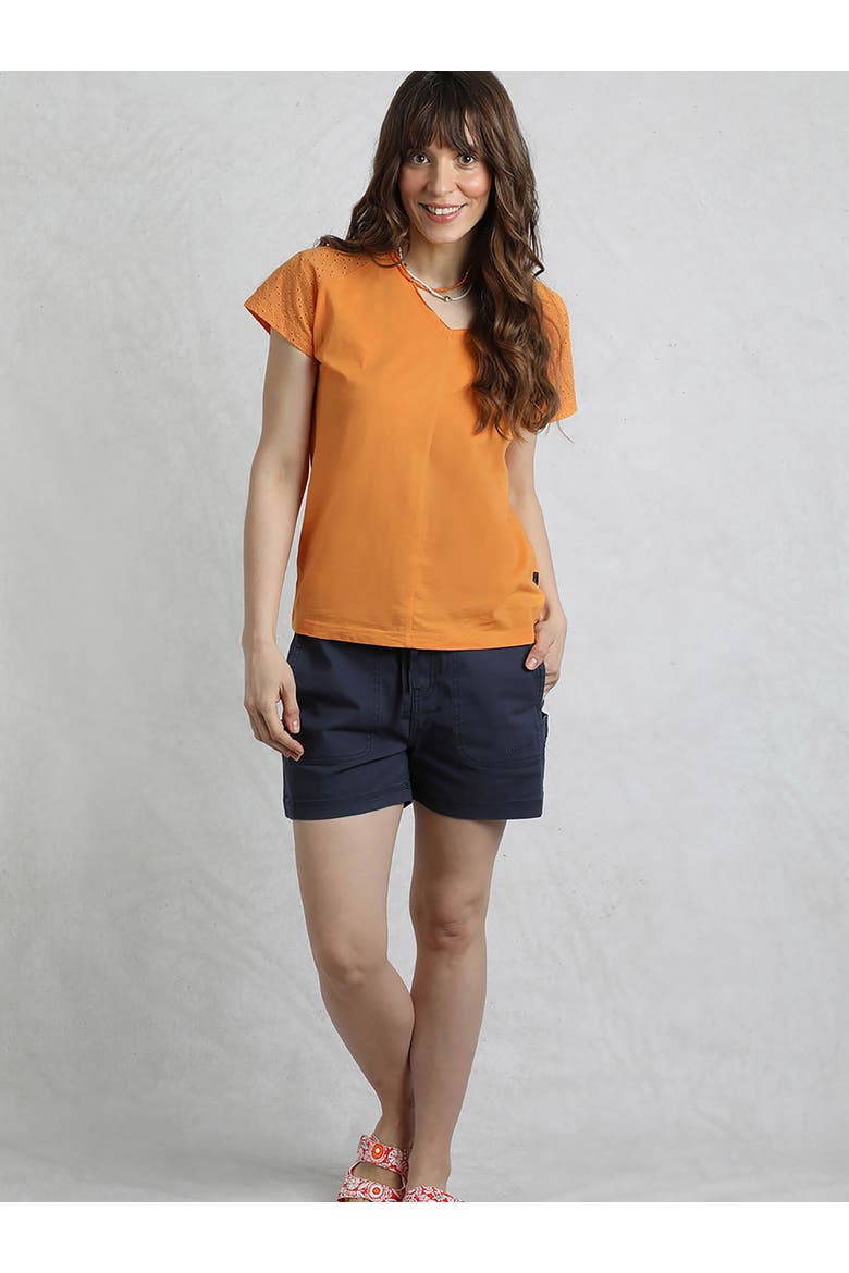Pernille Cutaway T-Shirt, Alternate, color, Orange