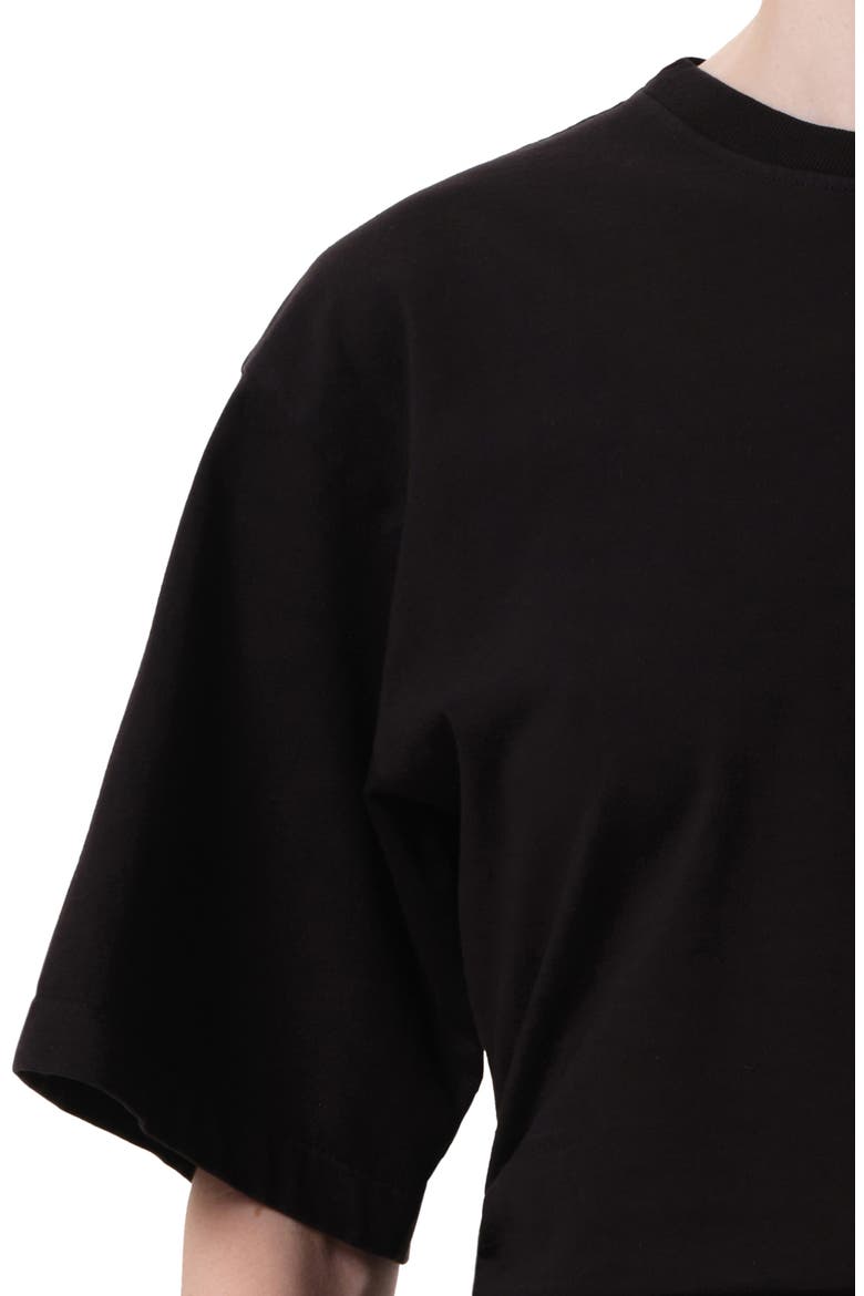 Shari Cotton T-Shirt, Alternate, color, BLACK
