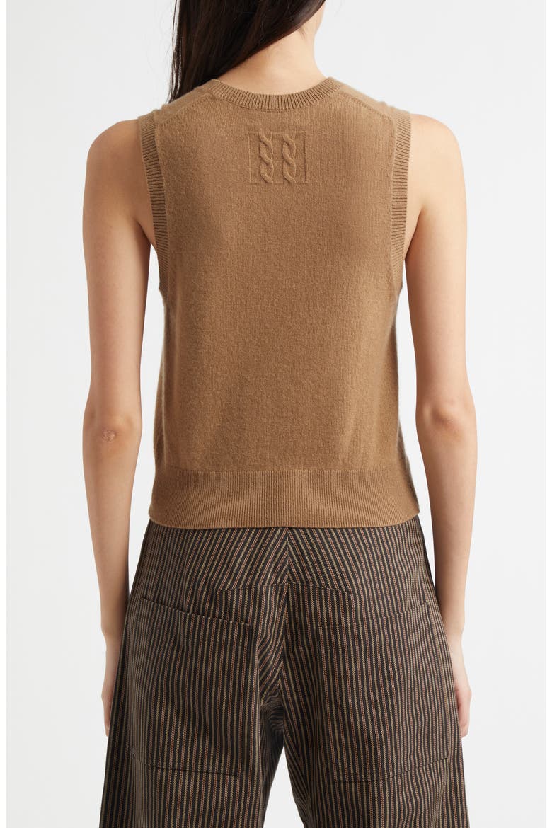 May Cashmere Sweater Tank, Alternate, color, TAN