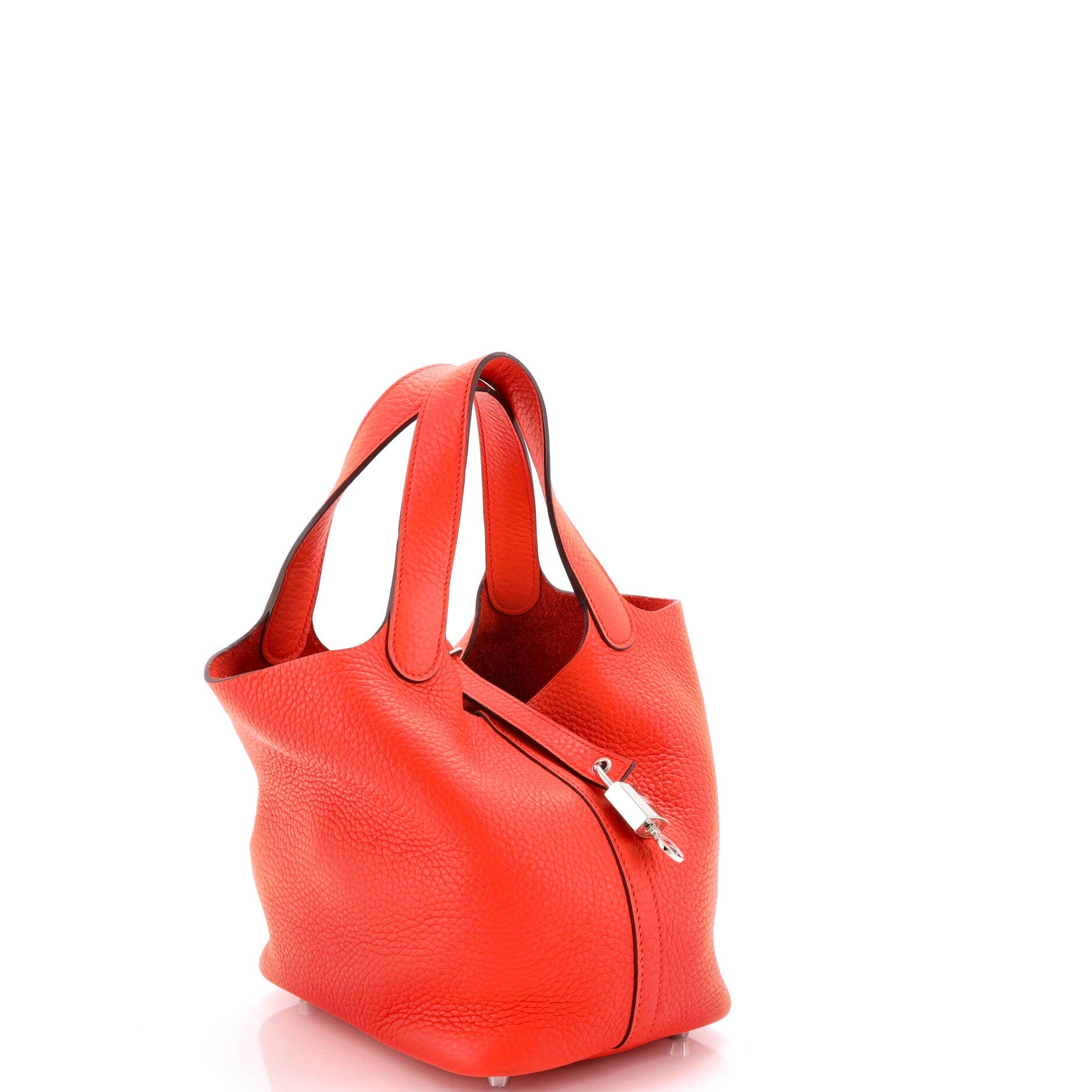 Picotin Lock Bag Clemence PM, Alternate, color, Orange