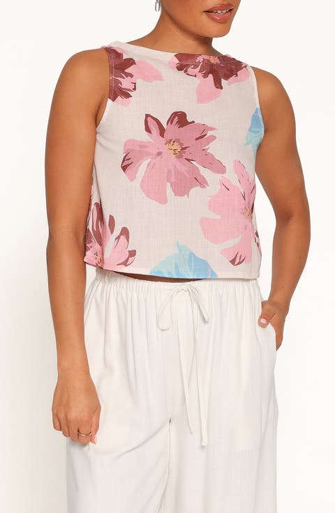 Leni Floral Sleeveless Top