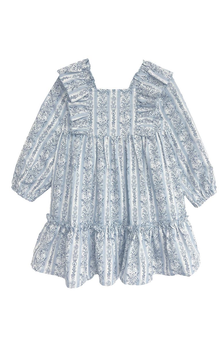 Mabel + Honey Georgina Dress, Main, color, Blue