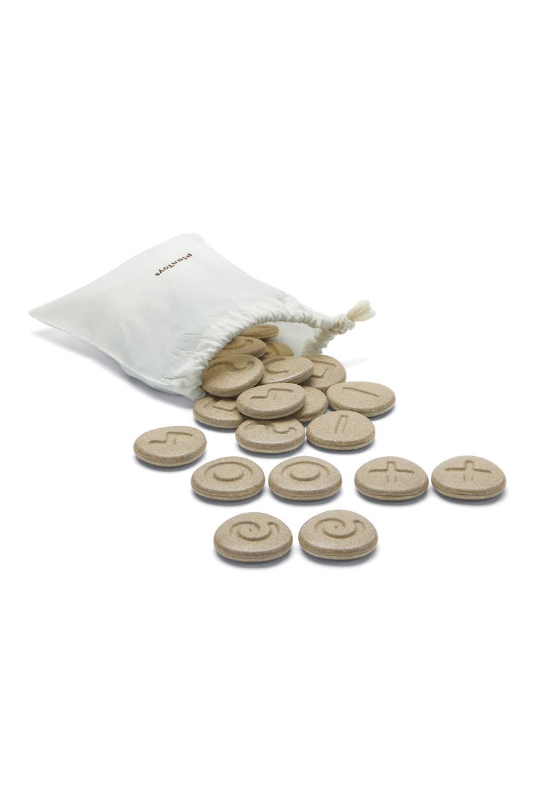 Tactile Stone Set, Main, color, BROWN