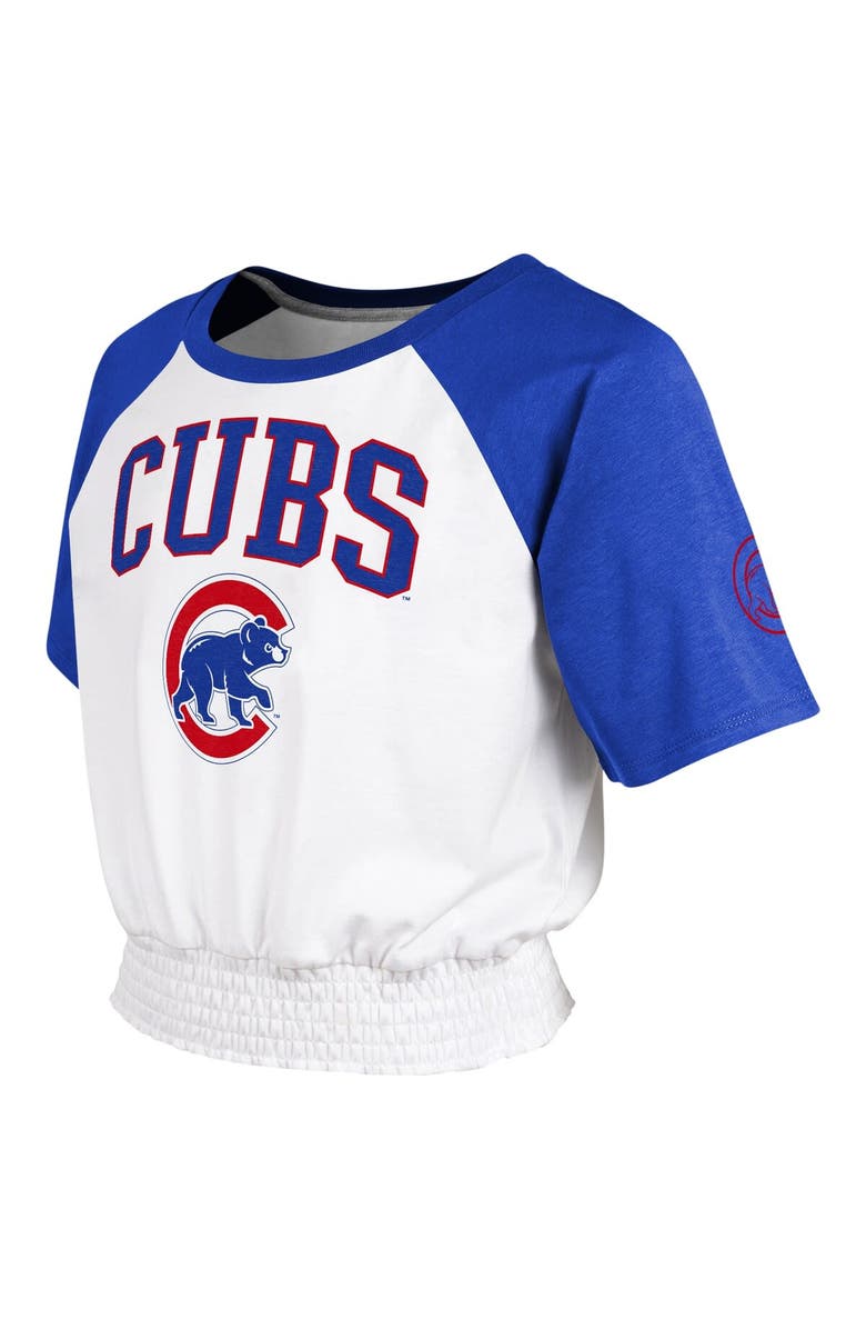 Outerstuff Youth White Chicago Cubs On Base Fashion Raglan T-Shirt, Alternate, color, 