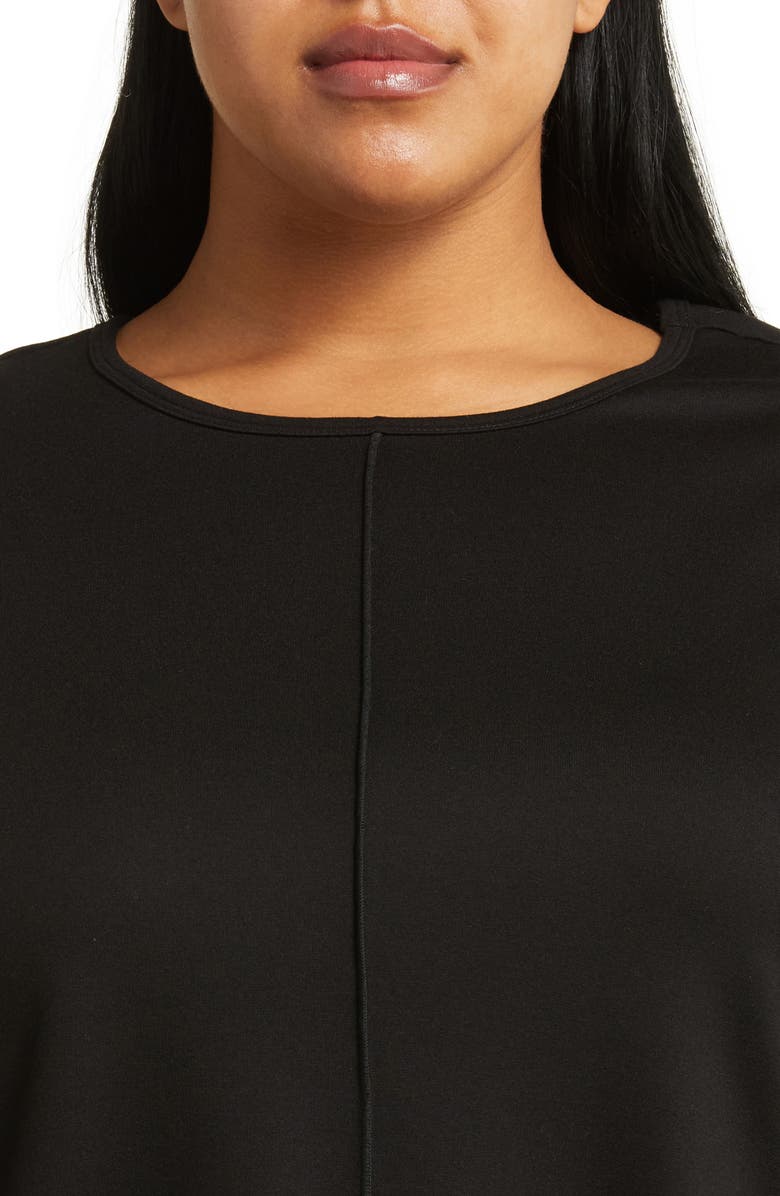 Jones New York Serenity Three Quarter Sleeve Knit Top, Alternate, color, Jones Black