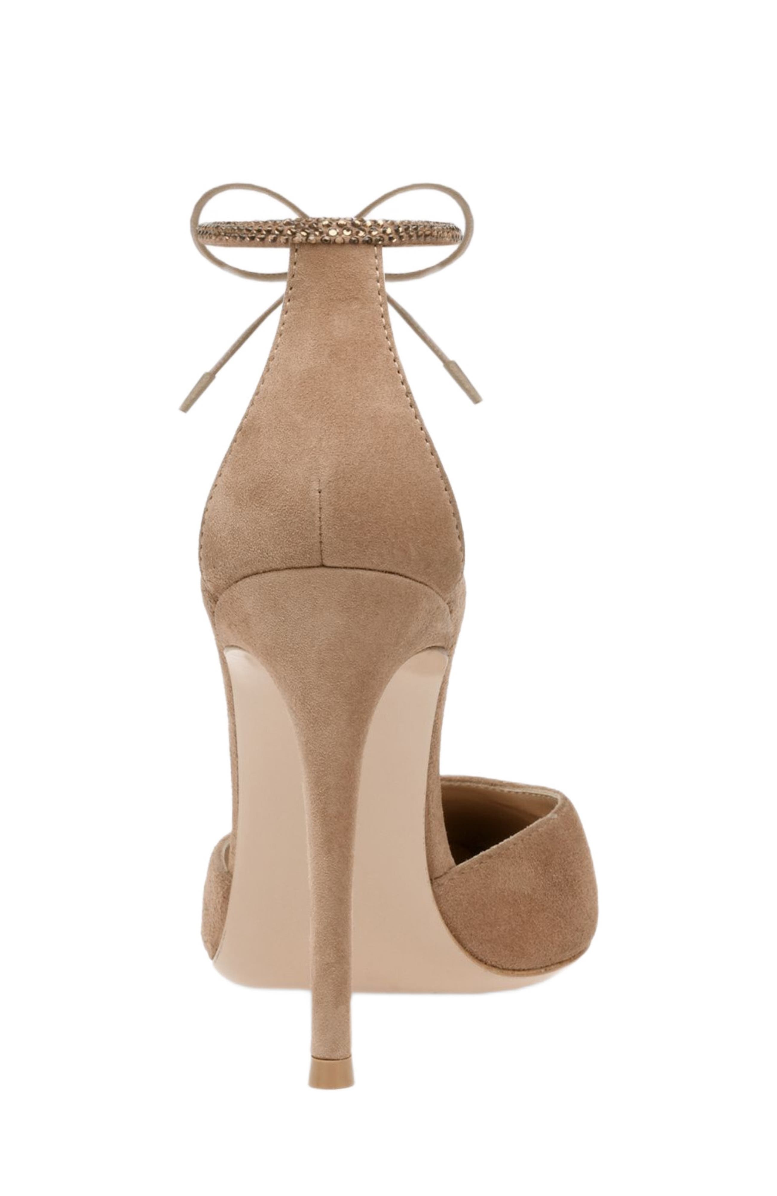 Gianvito Rossi Montecarlo D'Orsay Slingback, Alternate, color, Pink Suede