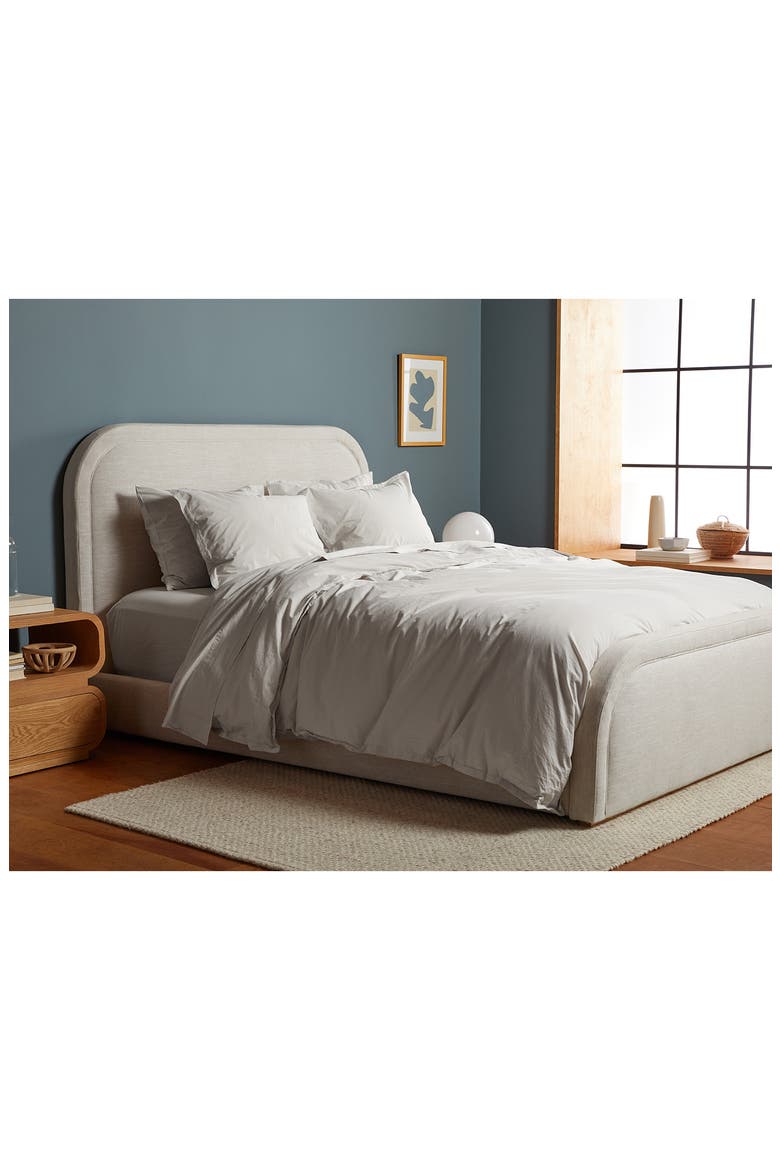 PERCALE DUVET COVER, Alternate, color, BONE STRIPE