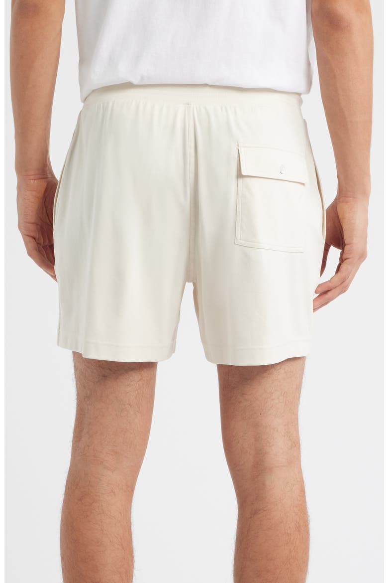 Stretch Cotton & Modal Blend Drawstring Pajama Shorts, Alternate, color, OATMEAL