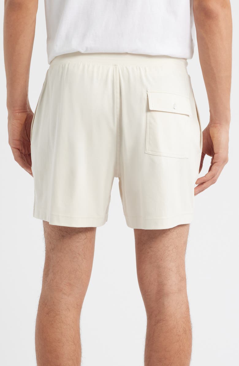 Daniel Buchler Stretch Cotton & Modal Blend Drawstring Pajama Shorts, Alternate, color, Oatmeal