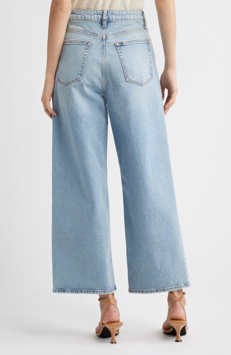 FRAME The Wide High Waist Ankle Wide Leg Jeans, Alternate, color, Dolly