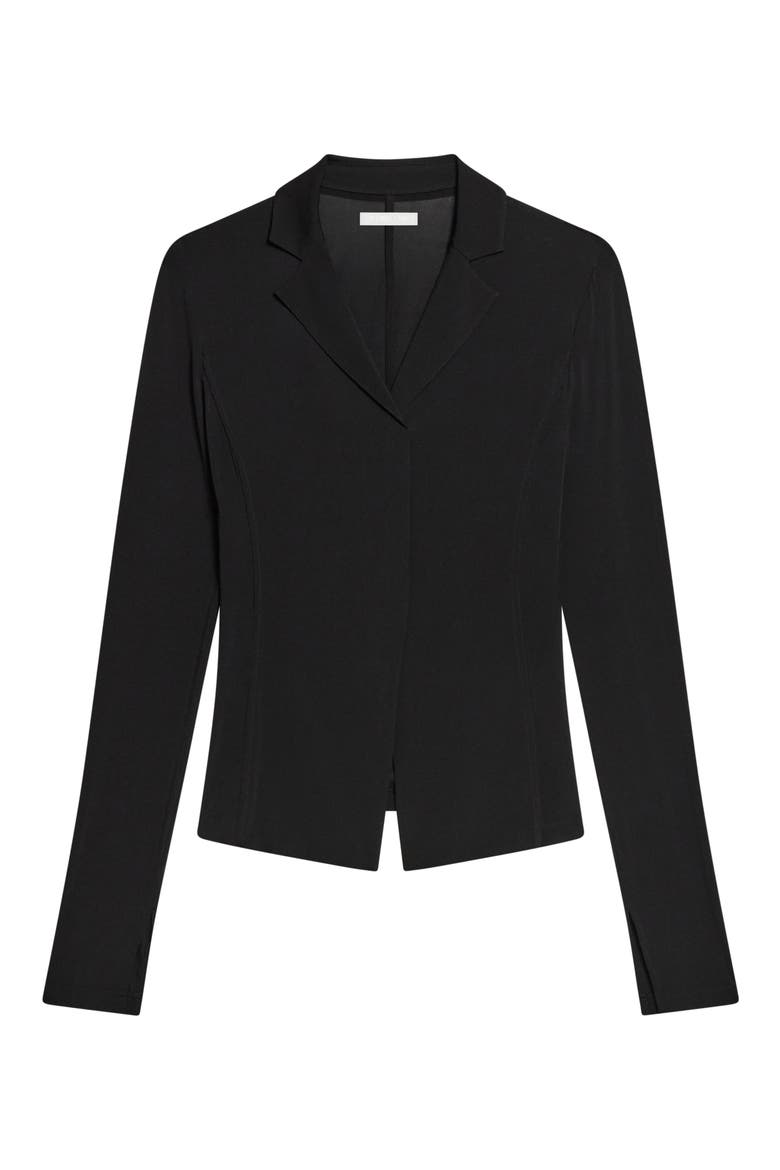 Split Sleeve Blazer, Alternate, color, BLACK