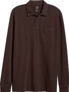 Treasure & Bond Long Sleeve Heavyweight Jersey Polo