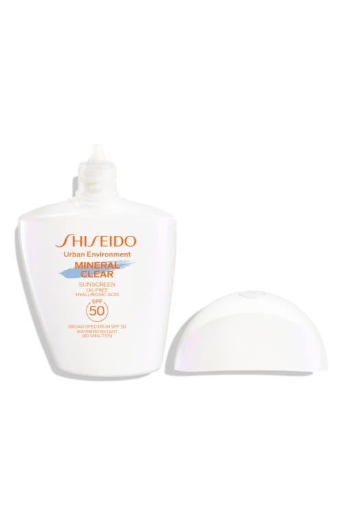 Shiseido Urban Environment Mineral Clear Sunscreen Broad Spectrum Spf 50+