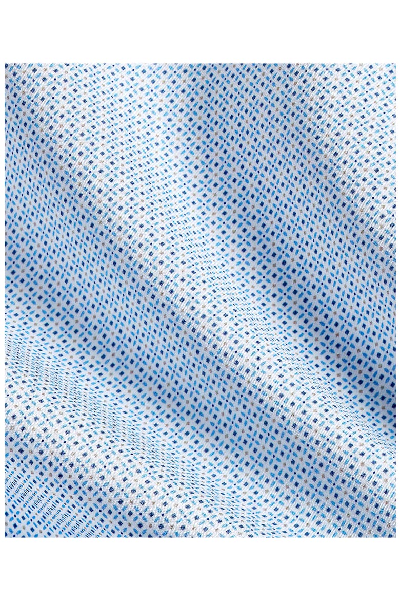 Trim Fit Geometric Cotton Dress Shirt, Alternate, color, SKY/MULTI