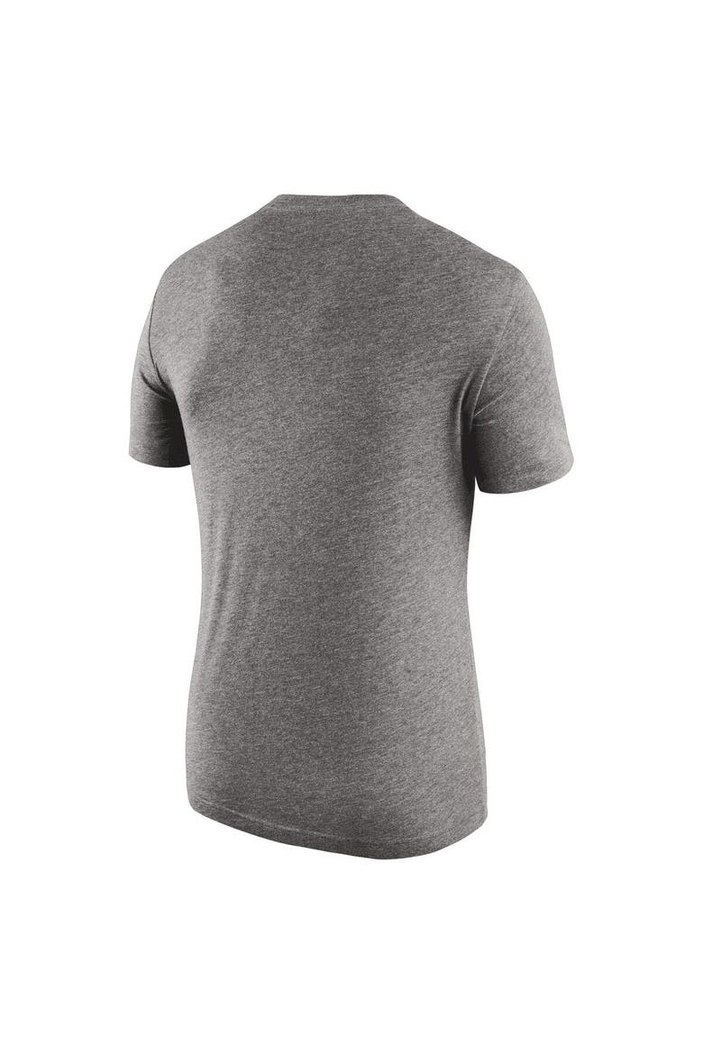 Men's Nike Heathered Gray Virginia Tech Hokies 2-Hit Tri-Blend T-Shirt, Alternate, color, Heather Gray
