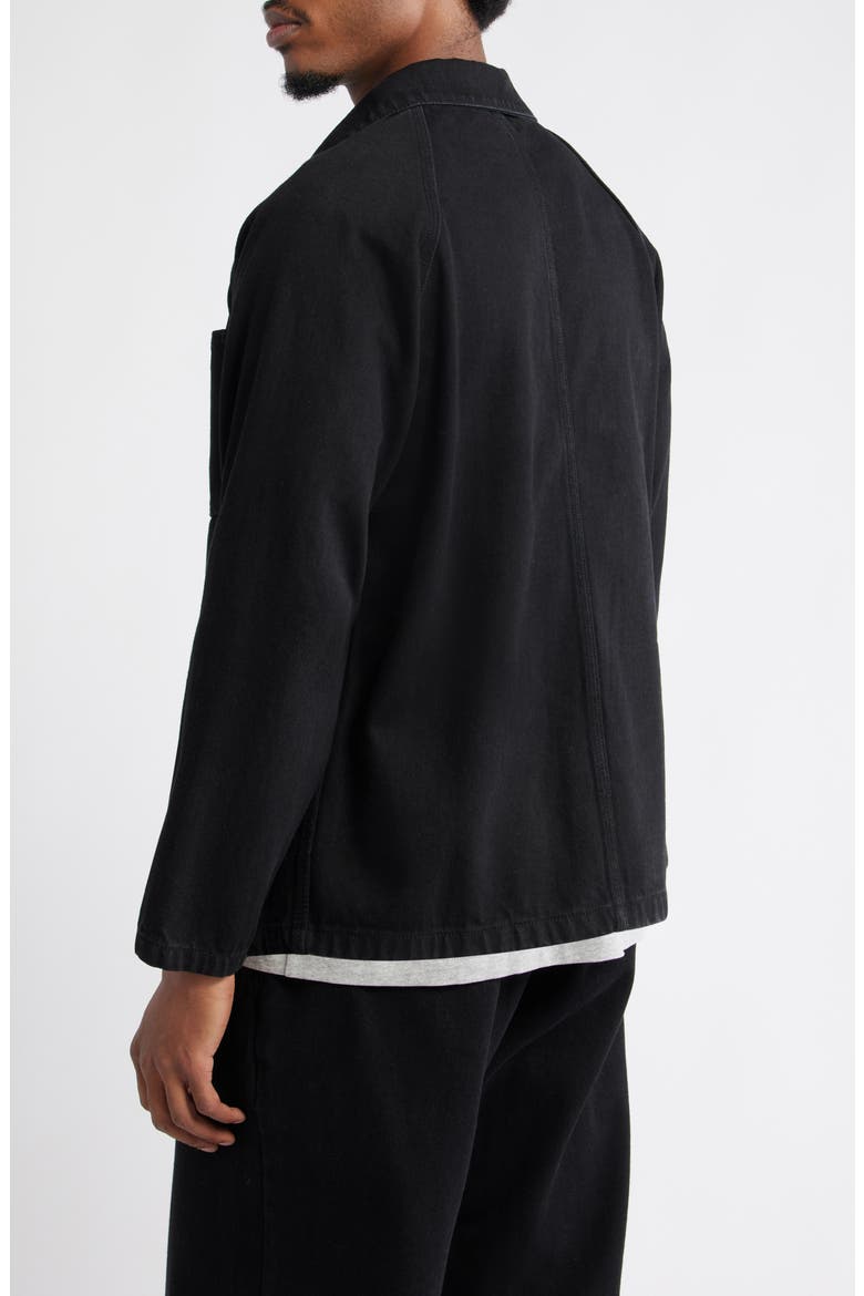 Organic Cotton Denim Jacket, Alternate, color, DARK WASH