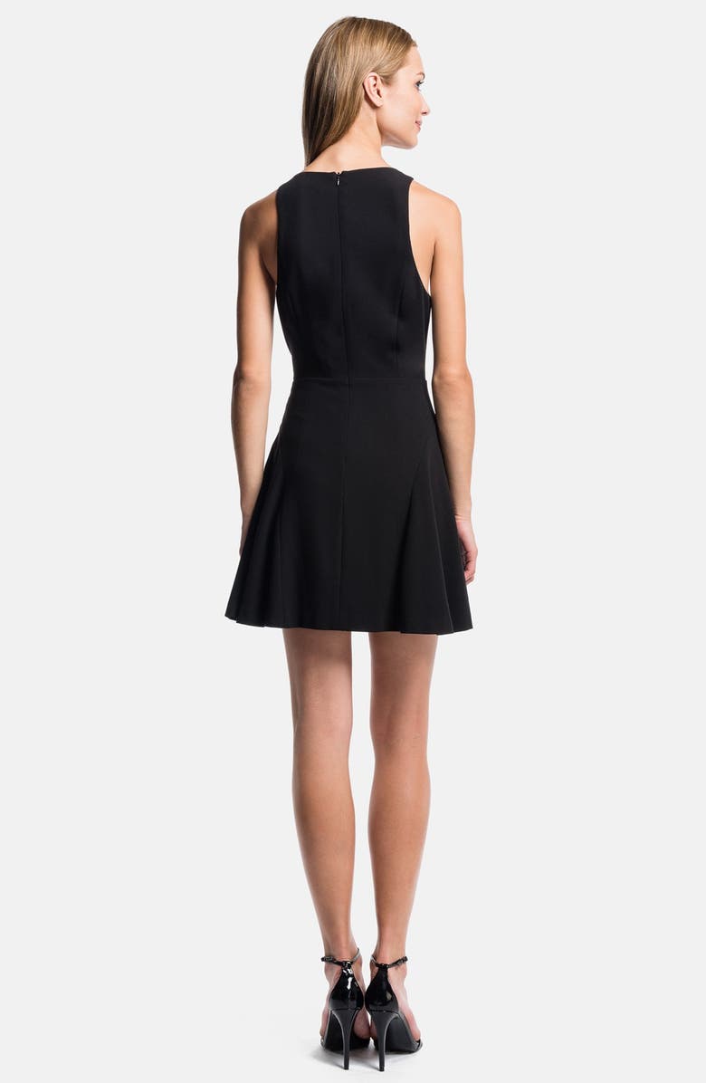 1.STATE Fit & Flare Godet Dress, Alternate, color,