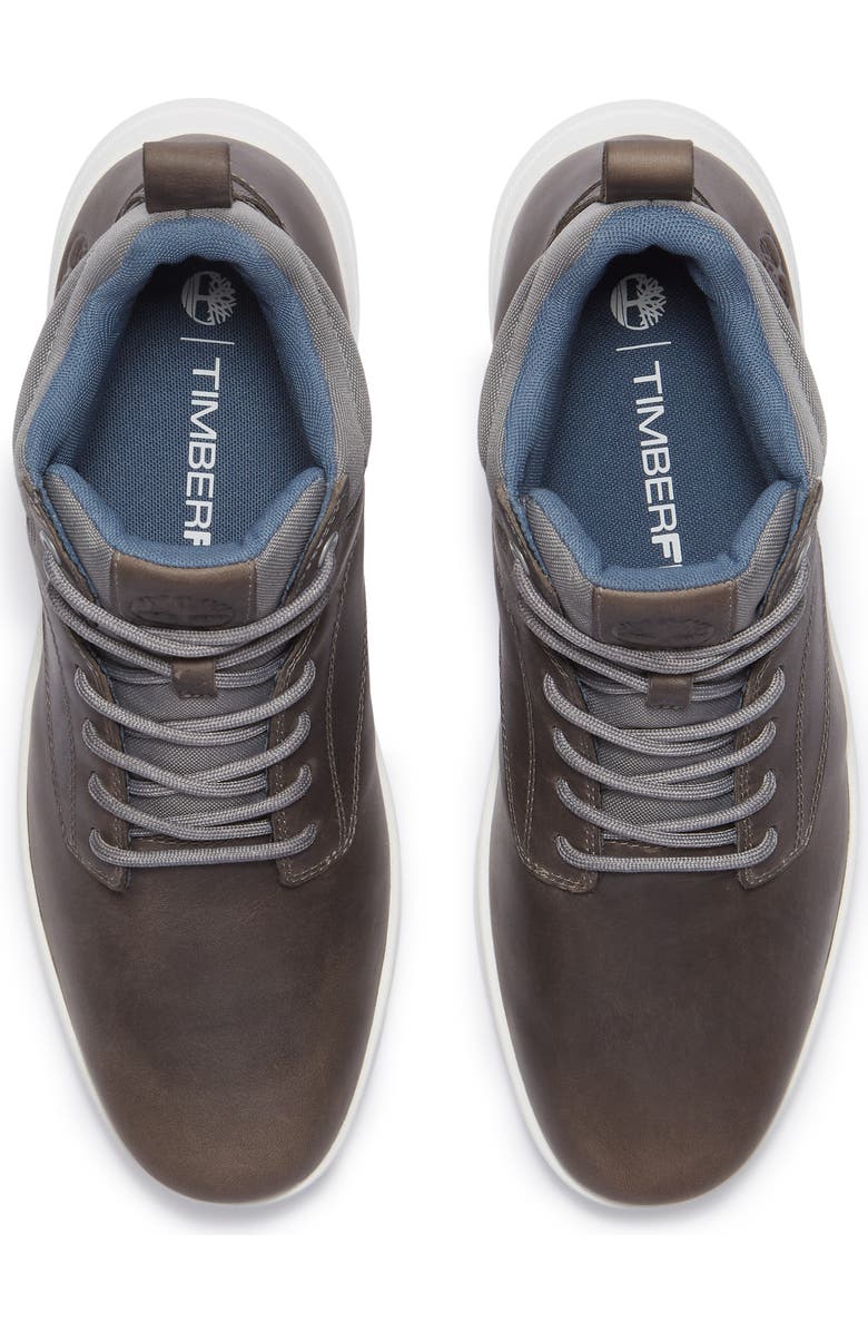 Timberland Parker Street High Top Sneaker, Alternate, color, Dark Grey Full Grain