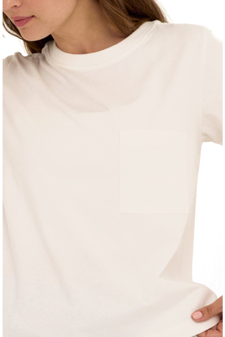 Beth Essential Organic Cotton T-Shirt, Alternate, color, WHITE