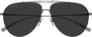 Gucci 60mm Pilot Sunglasses