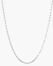 Aurate New York Medium Paperclip Chain Necklace