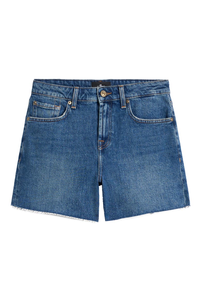 Monroe Long Denim Shorts, Alternate, color, EXPLORER