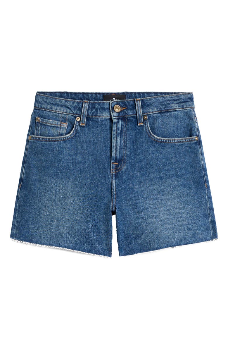 7 For All Mankind Monroe Long Denim Shorts, Alternate, color, 