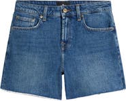 7 For All Mankind Monroe Long Denim Shorts