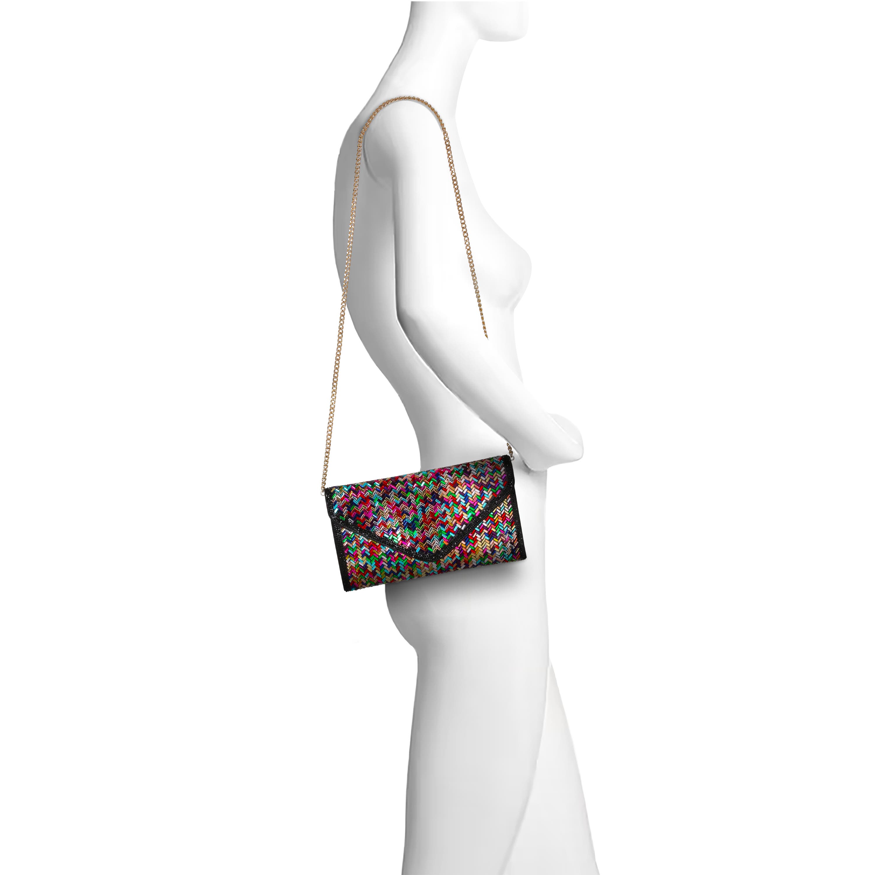 Bibi Color Blast Crystal Envelope, Alternate, color, Multi