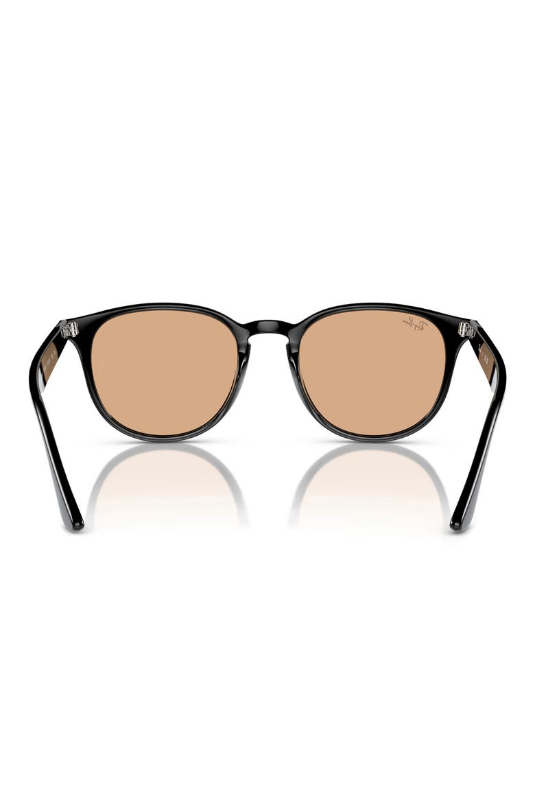 53mm Phantos Sunglasses, Alternate, color, BLACK / BROWN