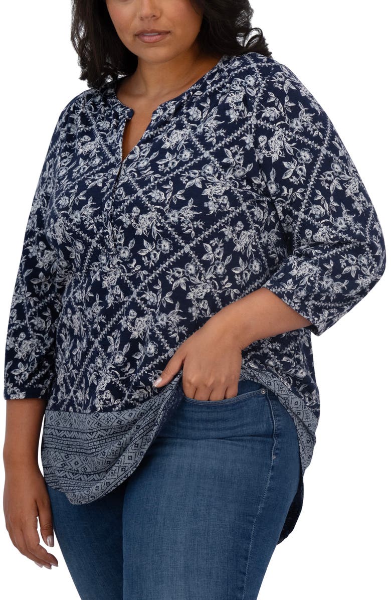 Lucky Brand Border Print Top | Nordstromrack