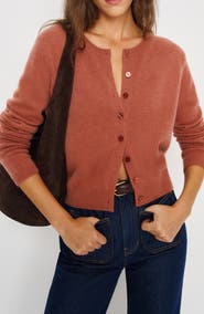 Reformation Clara Cashmere Crew Cardigan