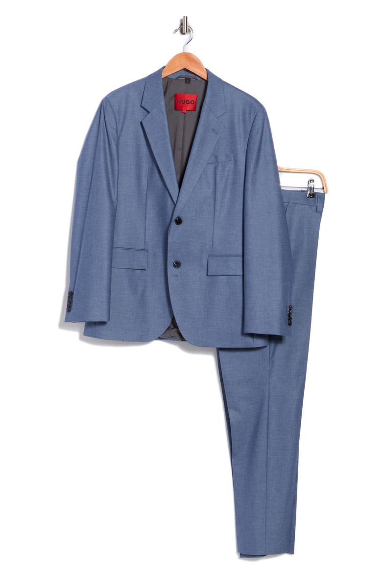 Karl Solid Suit, Alternate, color, LIGHT/ PASTEL BLUE