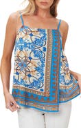 FLYING TOMATO Scarf Print Cotton Camisole
