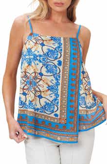 Scarf Print Cotton Camisole