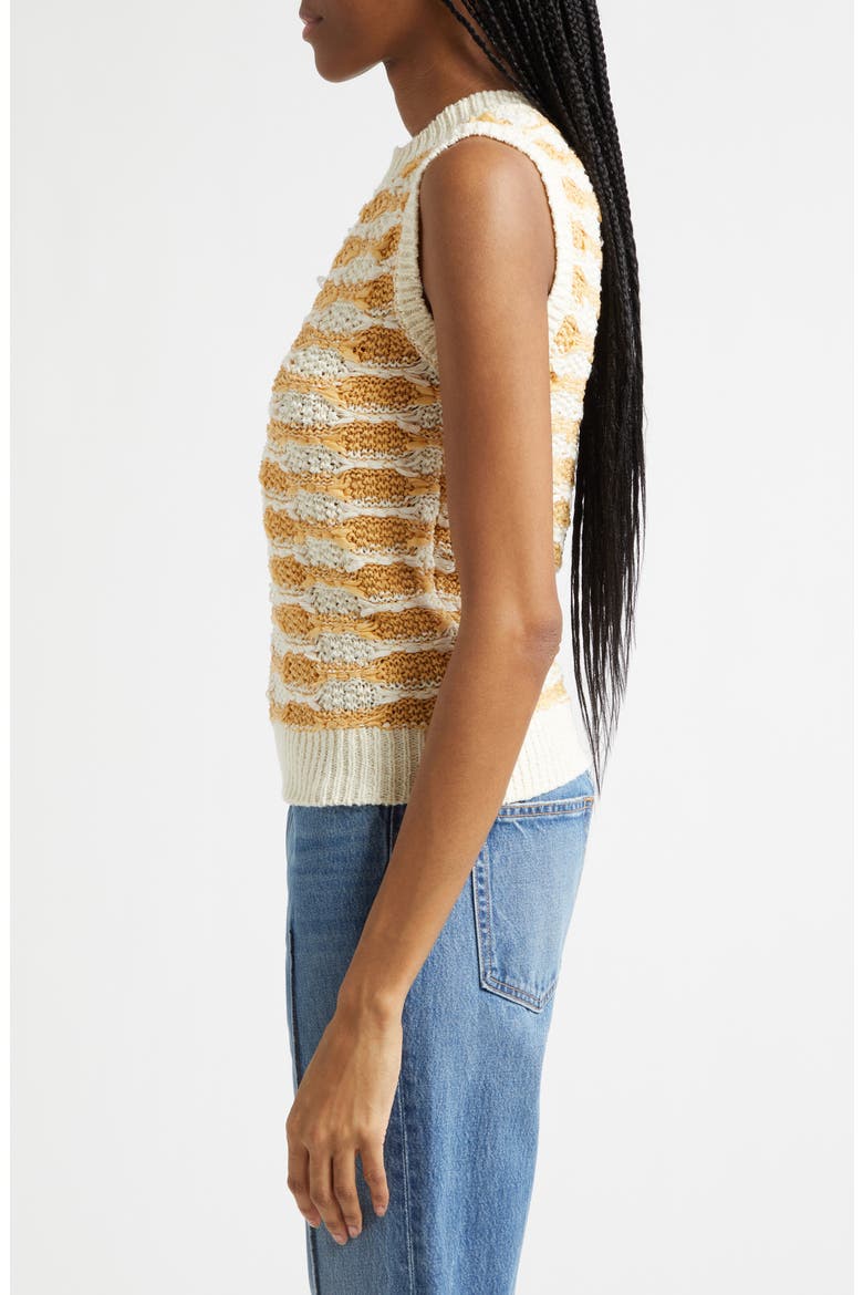 Patrizia Stripe Knit Tank, Alternate, color, BEACH
