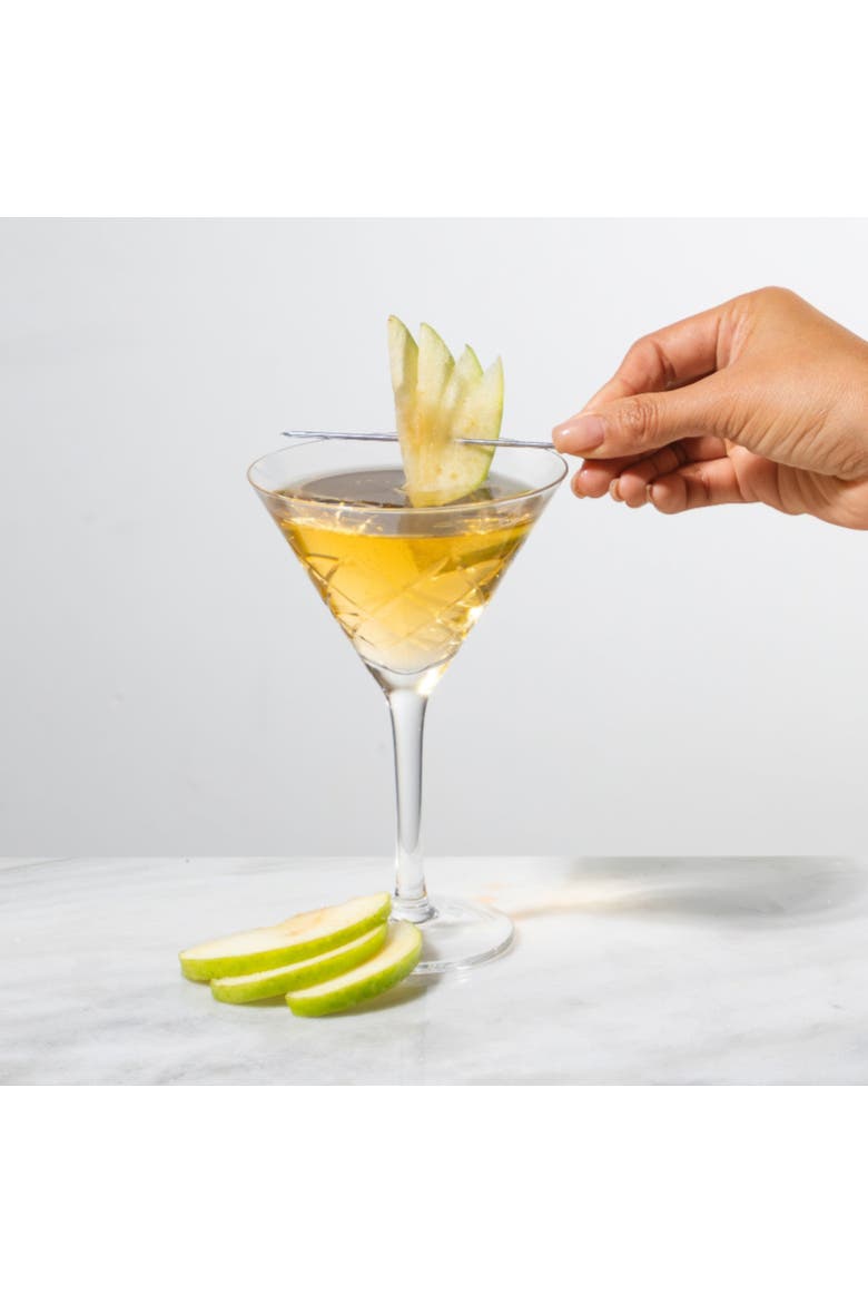 Diamond Cut Martini Glass, Alternate, color, Clear