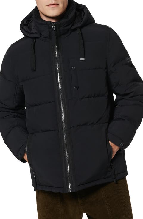 Hubble Faux Fur Collar Water Resistant Puffer Coat